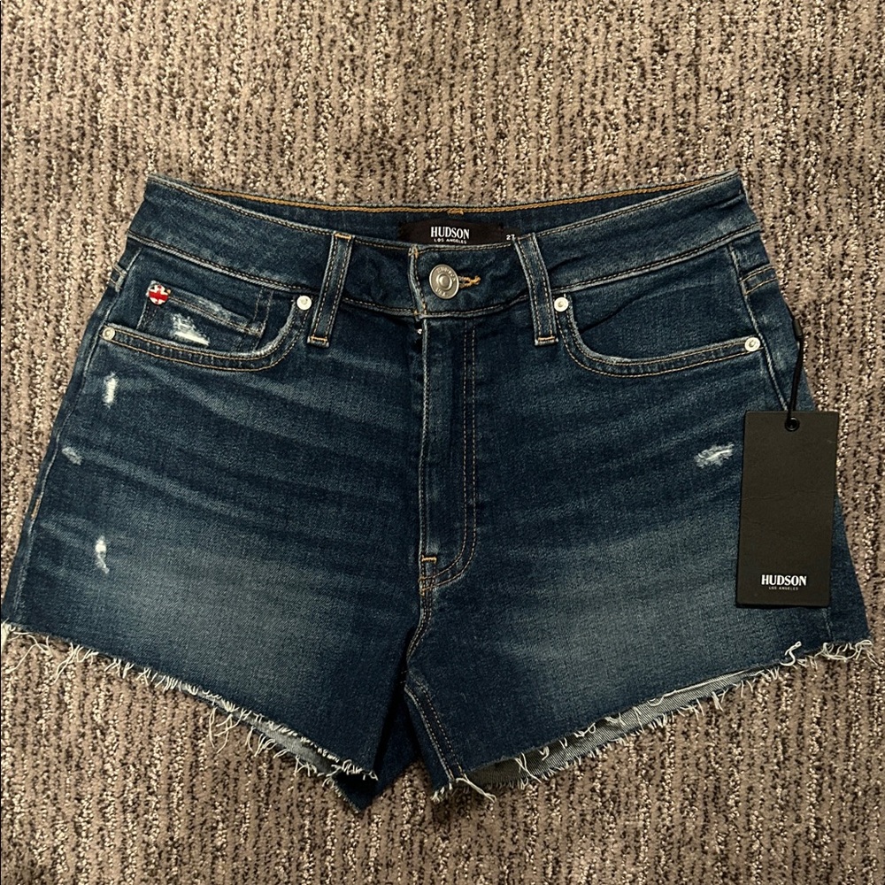 Hudson Jeans Women's Croxley Dark Blue Denim Shorts